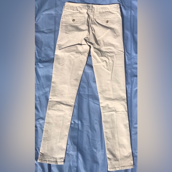 American Eagle Skinny Stretch Cotton Khakis - 4 Long - Picture 3 of 4